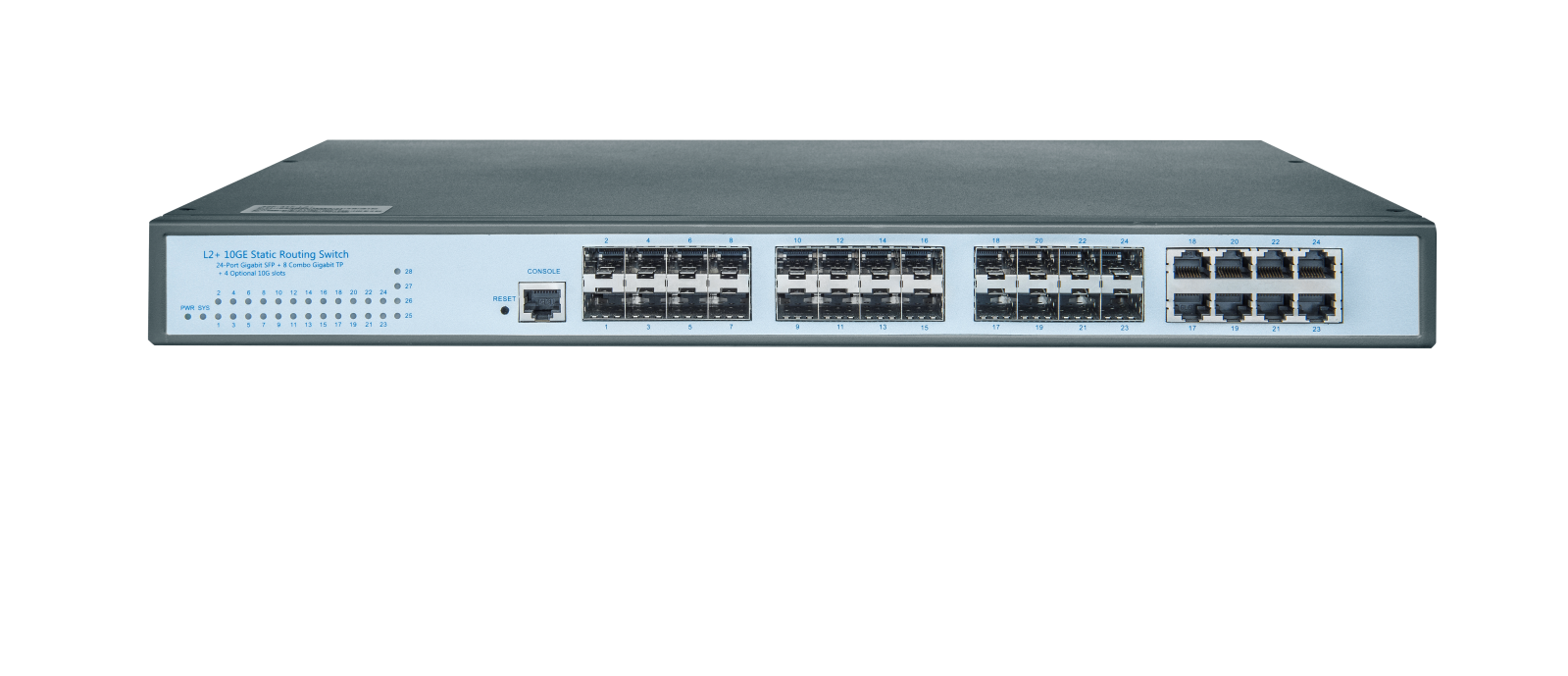 Tg- Net, SGX3528S 24-Port SFP L2+ Managed Switch with SFP+